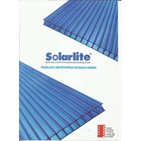 Atap Polycarbonate SOLARLITE Ukuran 2.10 x 11.80 Meter