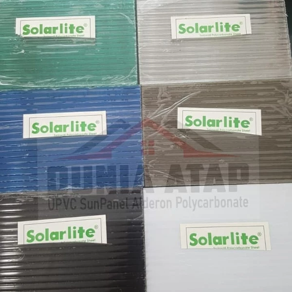 Polycarbonate Lembaran Solarlite 1/2 roll - Putih